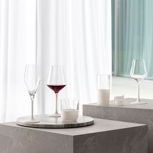 Manufacture Rock Blanc - Calice da vino rosso (Set da 4)