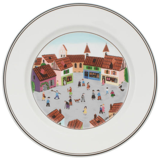 Design Naif - Piatto piano Village (Set da 6)