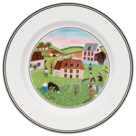Design Naif - Piatto Antipasto/Dessert Spring (Set da 6)