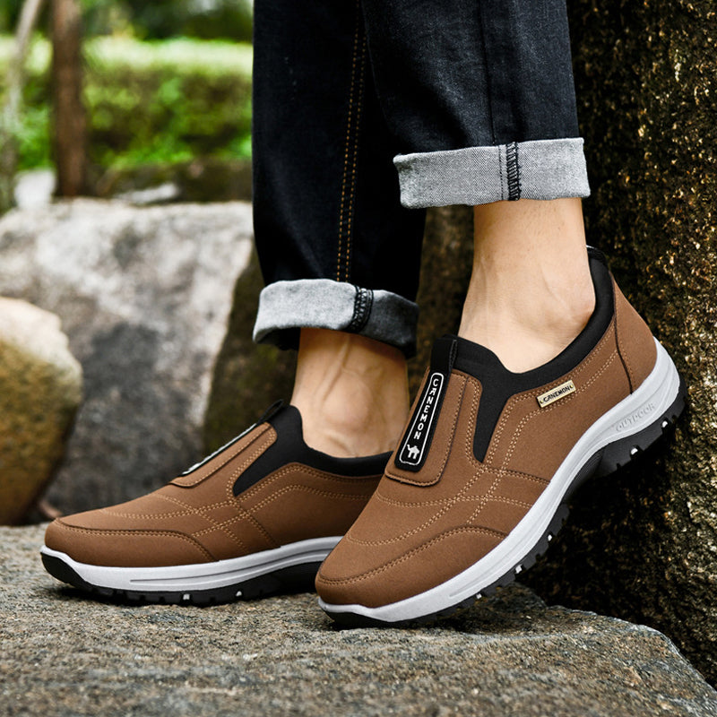 [🔥Authenticity Guaranteed] Men's Comfortable Waterproof Breathable Anti-Sprain Orthopedic Hiking Shoes